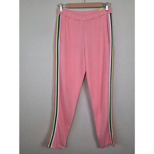 Bogner Fire + Ice Alice Sweatpants Size S Womens Pink Side Stripes Terry NEW